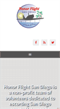 Mobile Screenshot of honorflightsandiego.org